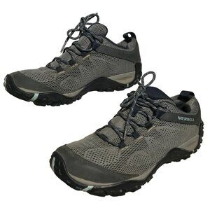 Merrell Womens 8 Grey Yokota 2 Mesh Hiking Shoes Trail Running Sneakers J5036410